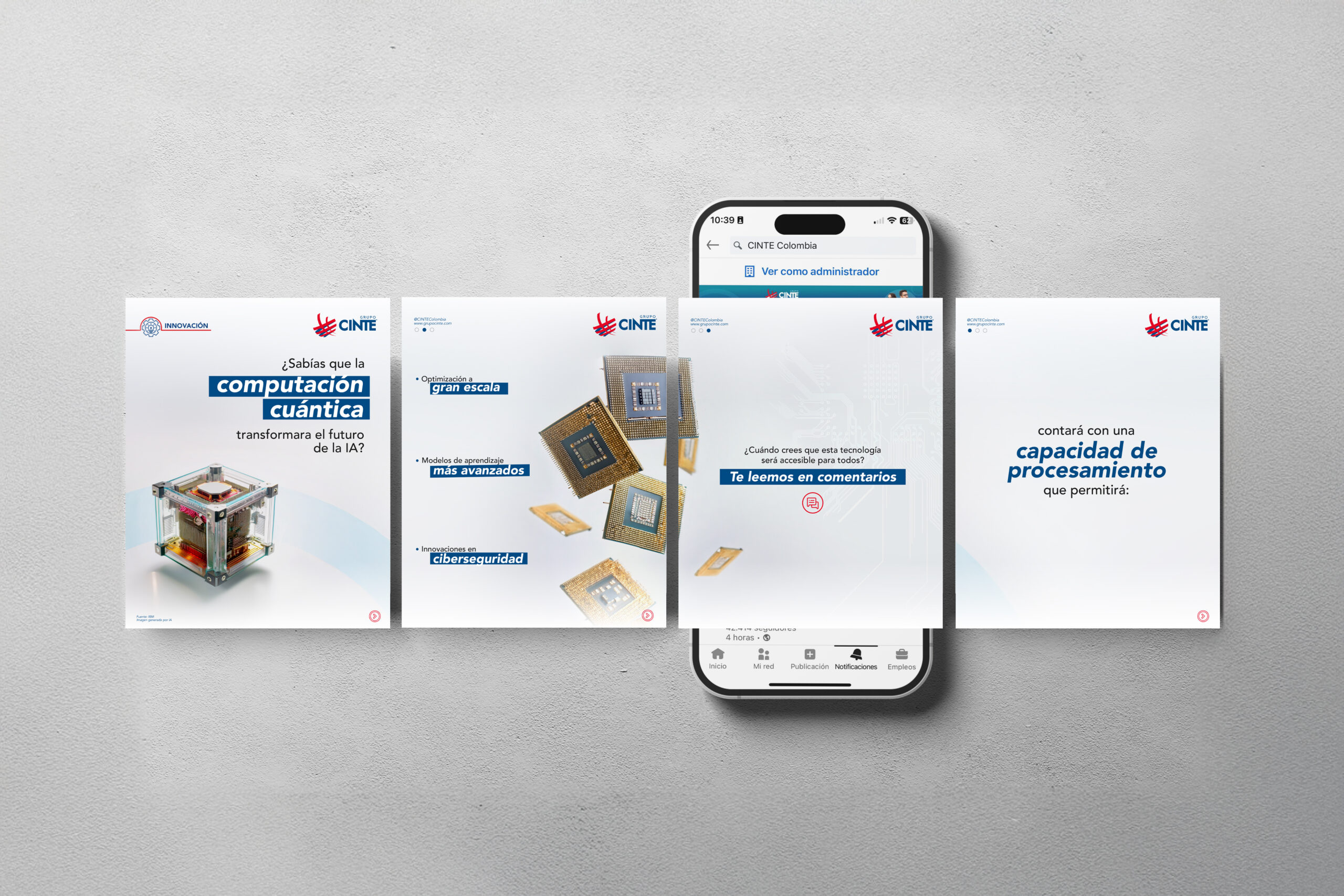 carruseles linkedin grupo cinte colombia