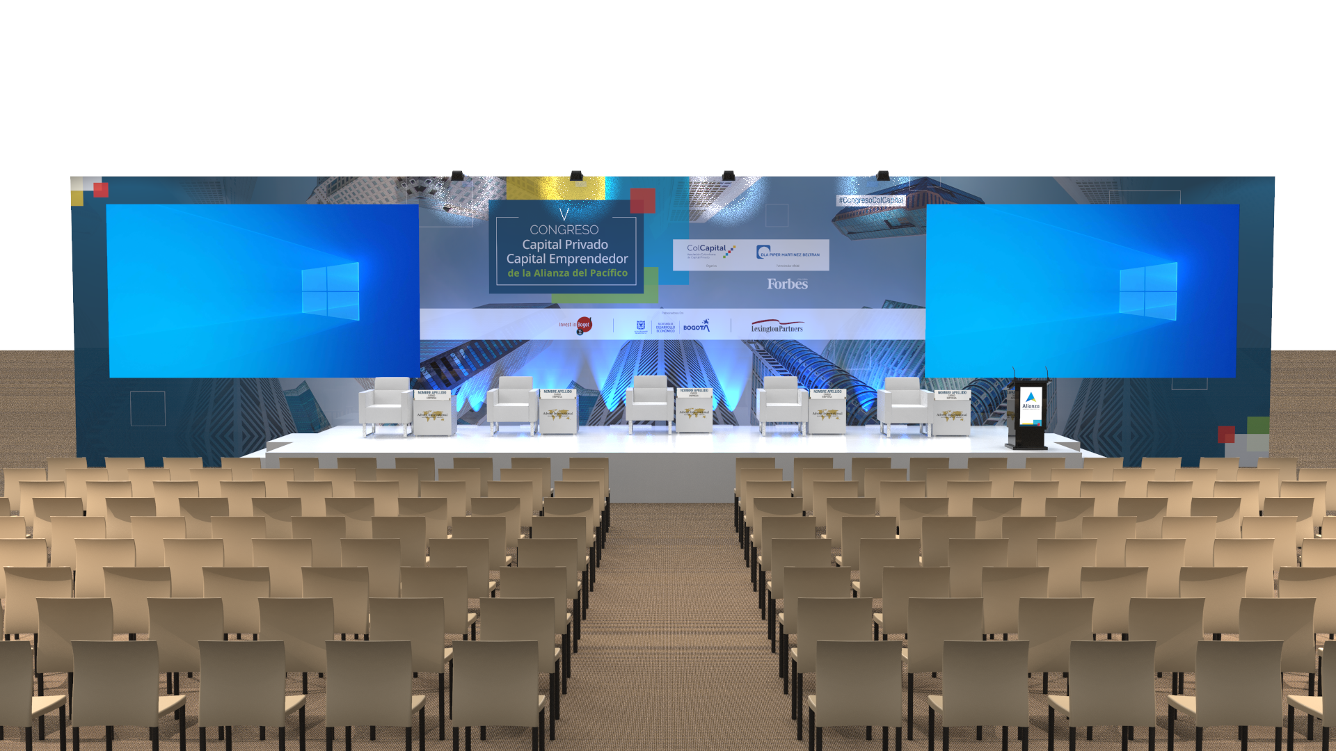 escenario principal colcapital