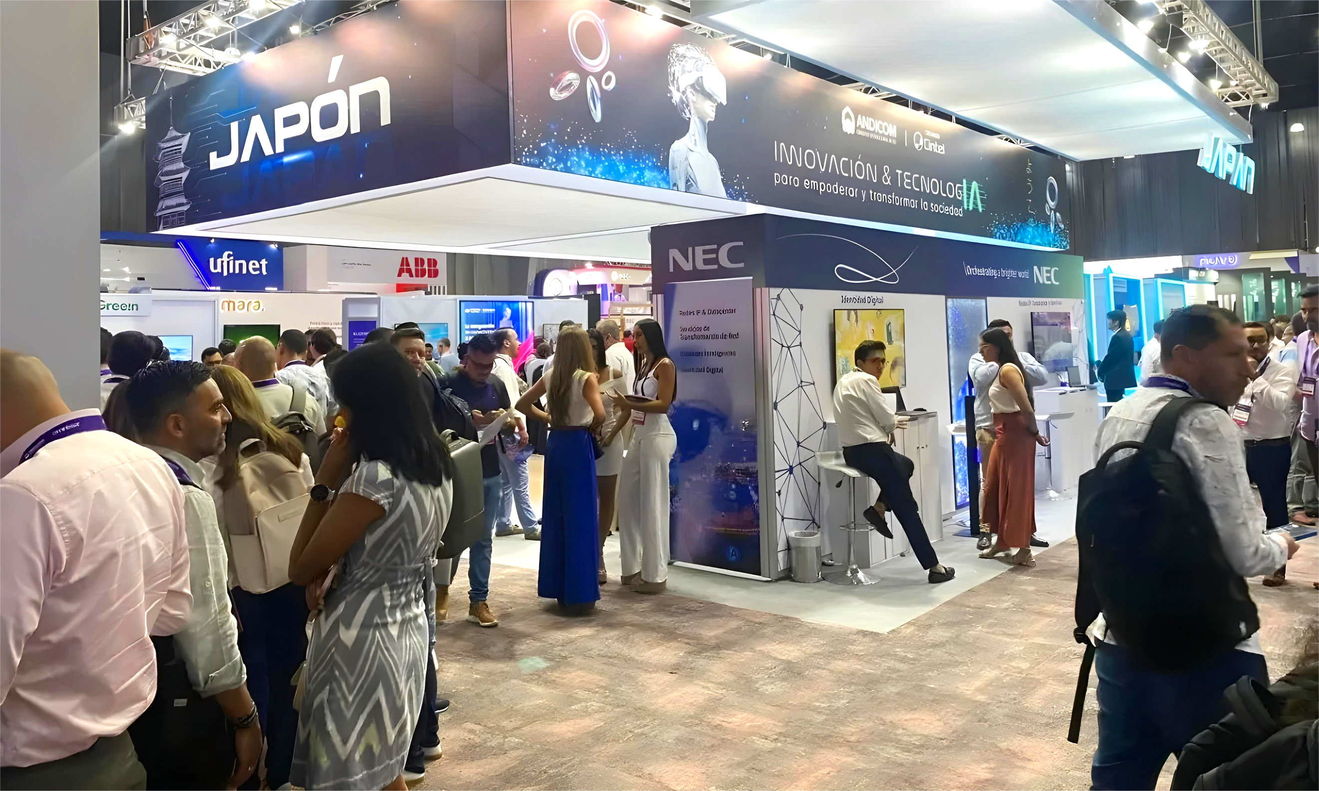 Stands muestra comercial ANDICOM 2024