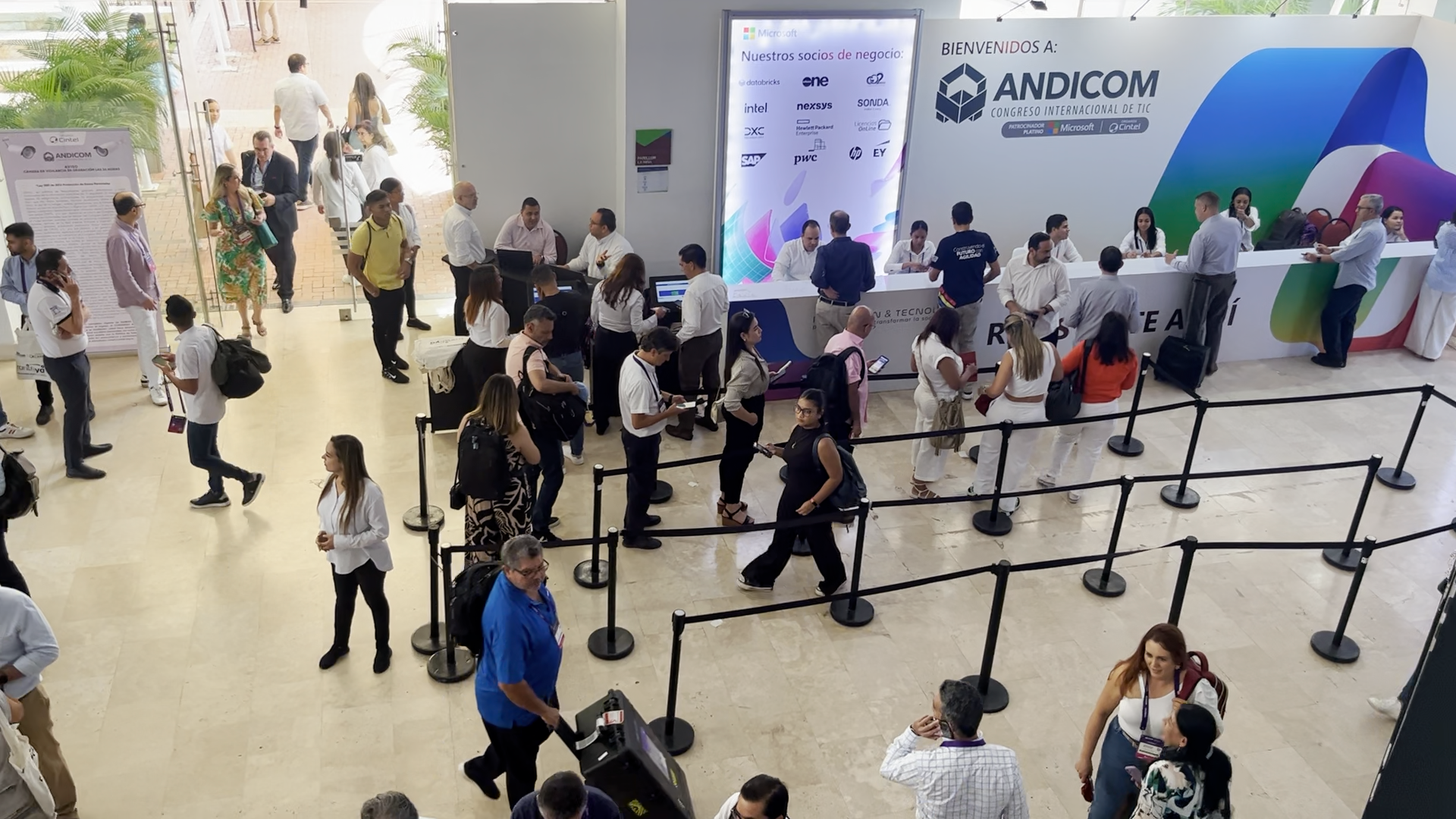 Punto de registro ANDICOM 2024