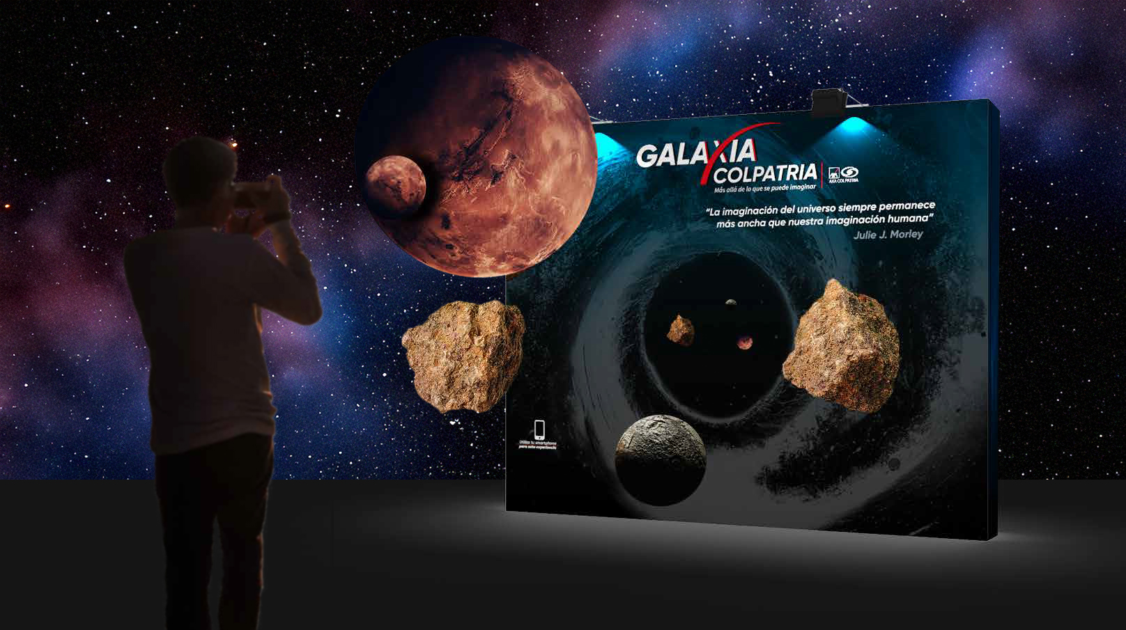 realidad aumentada propuesta axa colpatria galaxia colpatria