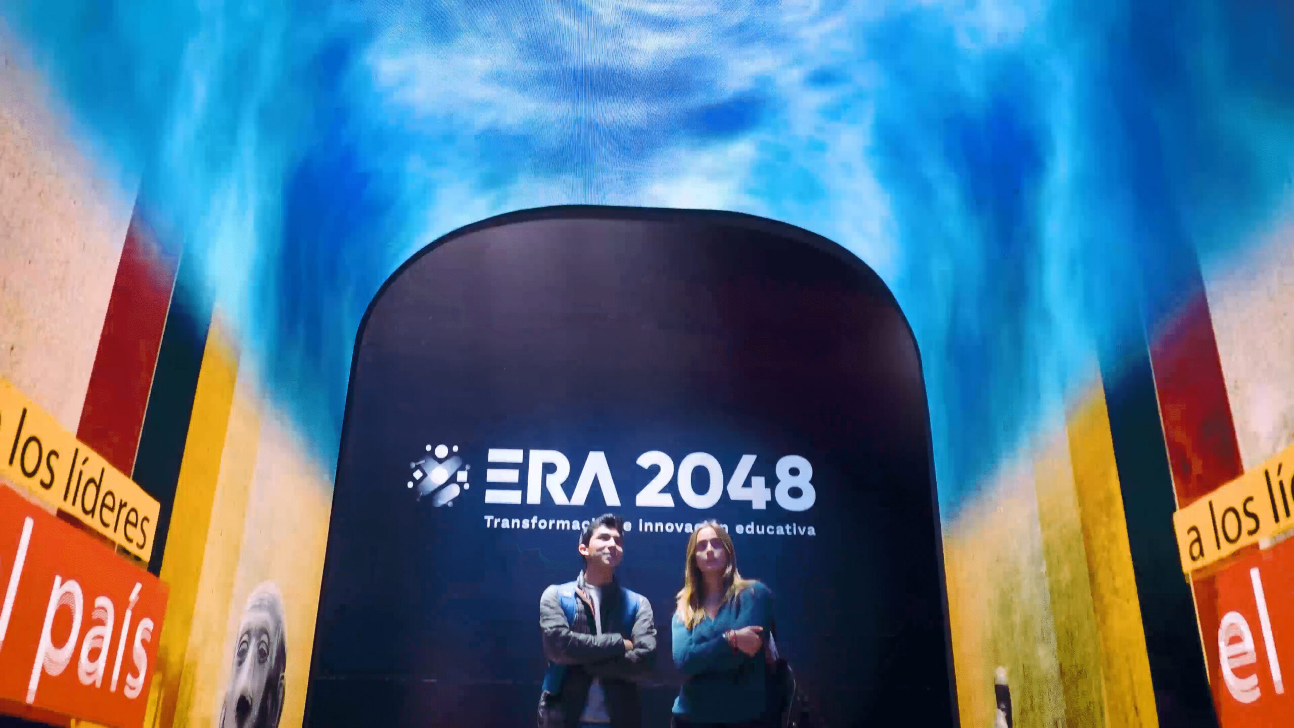 tunel led experiencia historia uniandes era 2048